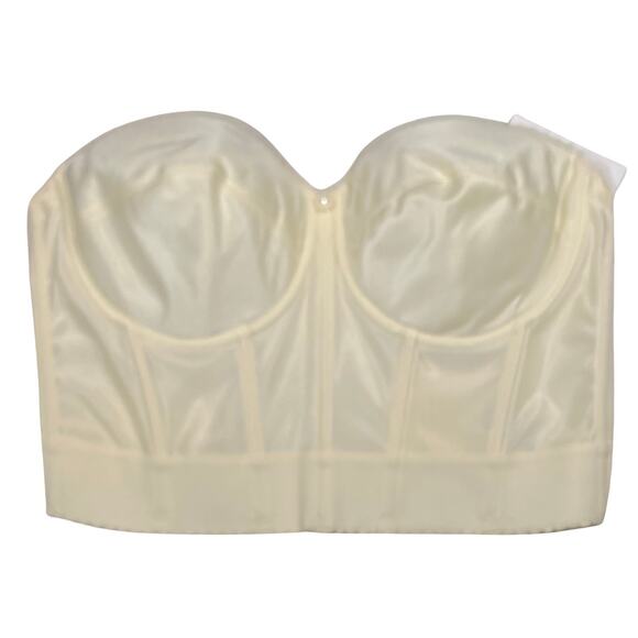 Dominique Noemi Strapless Longline Ivory Bridal Bra - Size 32F Style 6377 - Picture 1 of 7